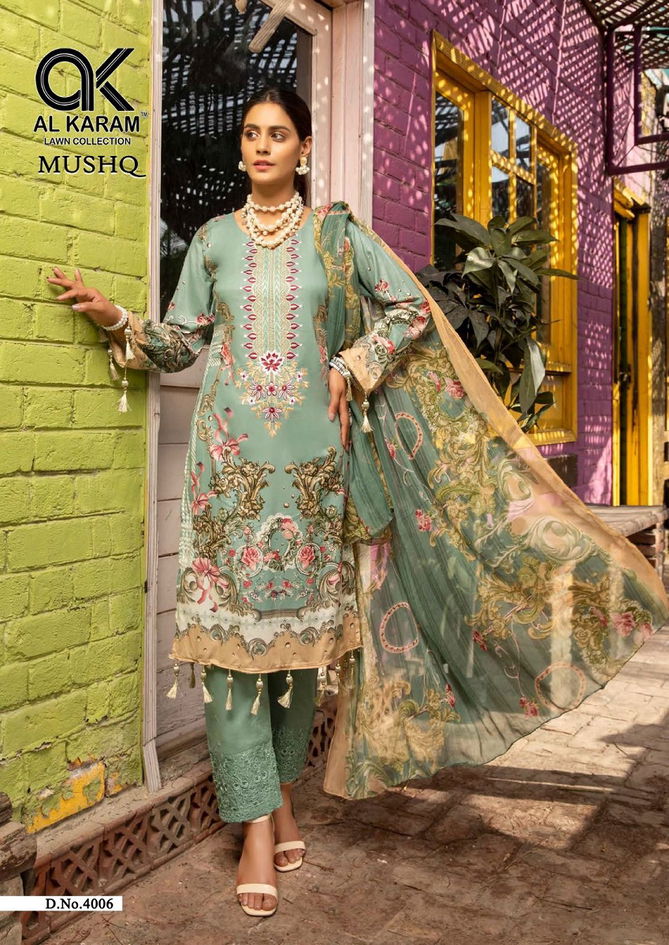 Mushq 4 By Al Karam Karachi Dress Material Catalog